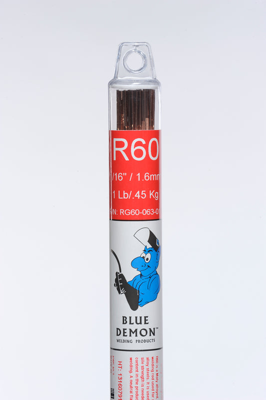 Blue Demon R60 High Test Oxy/TIG (0.45kg Tubes)