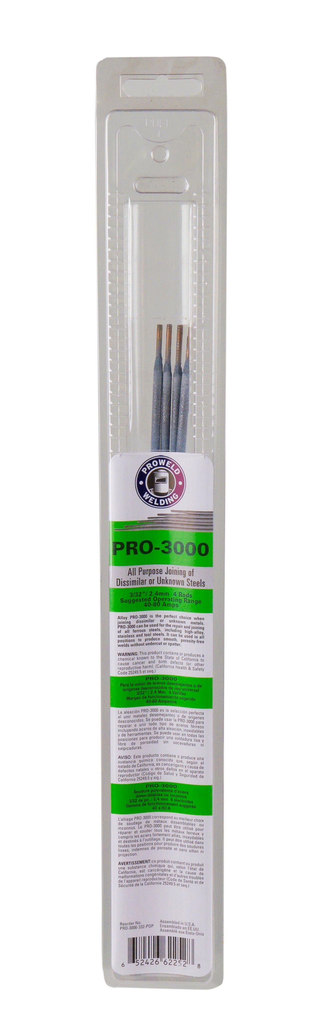 PRO-3000 Dissimilar Steel Electrodes