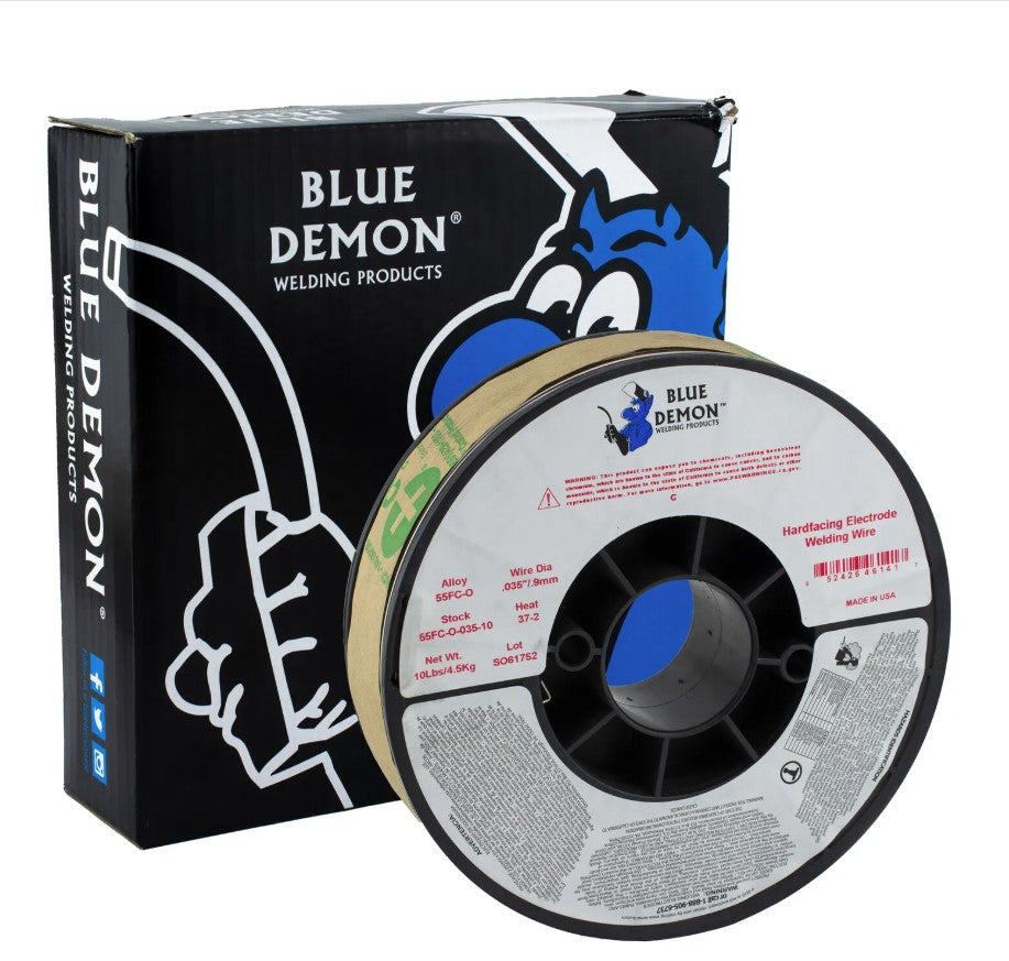 Blue Demon Hard Facing Gasless Wire (55FC-O)